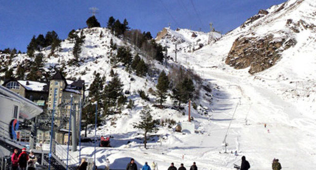 Поляна Азау в Приэльбрусье. Фото Луизы Оразаевой для "Кавказского узла"