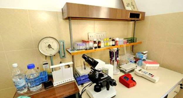 Лаборатория в поселке Степанцминда. Грузия. Фото: www.facebook.com/SaakashviliMikheil