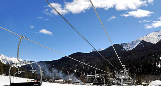 Открытие первой очереди горнолыжного курорта "Архыз". Фото: Елена Синеок, ЮГА.ру