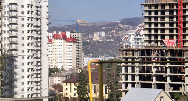 Сочи. Вид города. Февраль 2013 г. Фото Светланы Кравченко для "Кавказского узла"