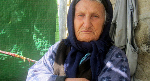 Жительница Степанакерта. Фото Алвард Григорян для "Кавказского узла"