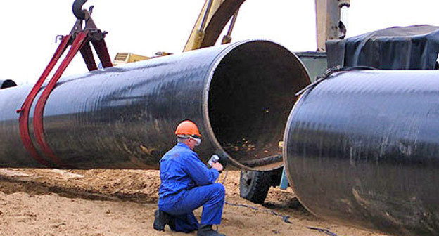 Строительство магистрального газопровода. Фото http://www.gazprom.ru