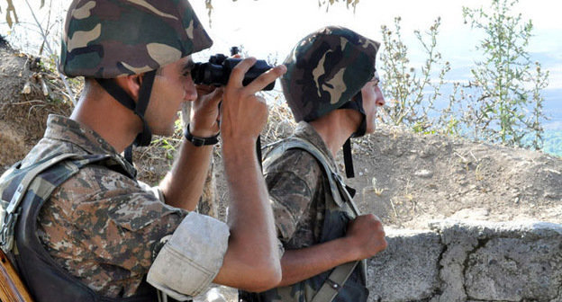Военнослужащие армянской армии в армяно-азербайджанской пограничной зоне. Фото: http://www.mil.am