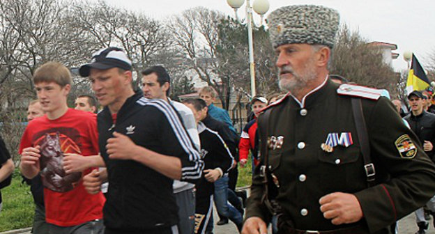 "Русская пробежка" в Анапе 7 апреля 2013 г. Фото Андрея Кошика для "Кавказского узла"