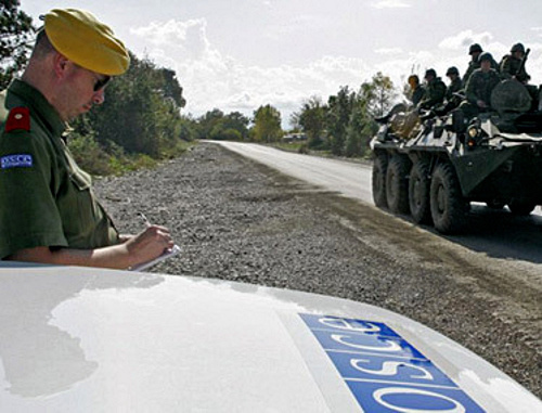 Мониторинг на линии соприкосновения вооруженных сил  участников конфликта в Нагорном Карабахе. Фото: http://www.panorama.am