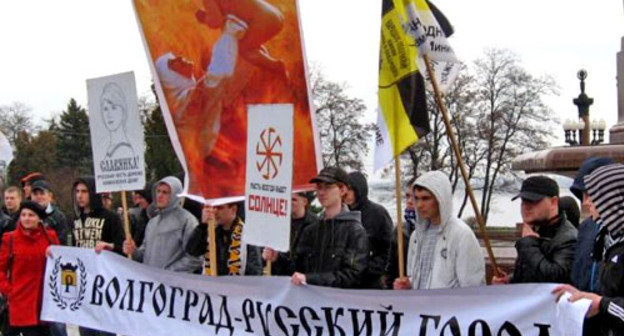 Акция «День русского гнева» в Волгограде. 13 апреля 2013 г. Фото Вячеслава Ященко для "Кавказского узла"