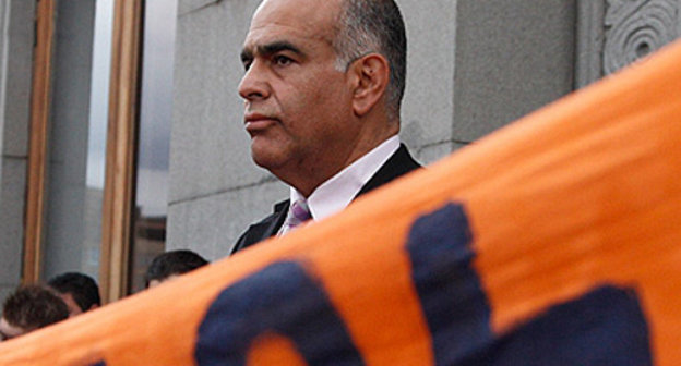 Раффи Ованнисян на митинге в Ереване 12 апреля 2013 г. Фото:  © PanARMENIAN Photo/
Tigran Mehrabyan