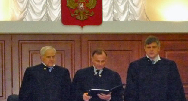 Ростов-на-Дону, 8 февраля 2013 г. Приговор коллегии Ростовского областного суда по делу о покушении на теракт. Фото Олеси Диановой для "Кавказского узла"