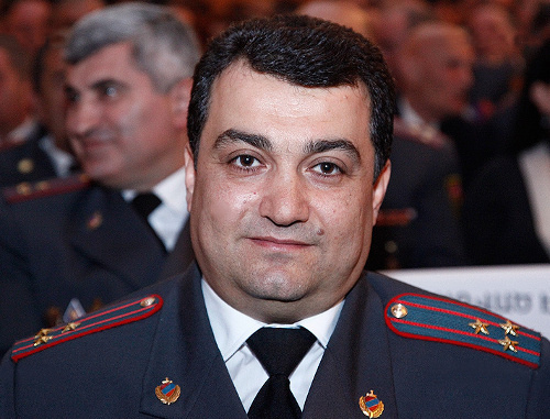 Новый начальник управления полиции Еревана Ашот Карапетян. Фото: © PanARMENIAN Photo/Tigran Mehrabyan