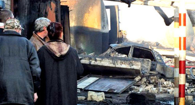 На месте аварии на станции Белая Калитва. Ростовская область, 9 мая 2013 г. Фото http://www.echo.msk.ru/