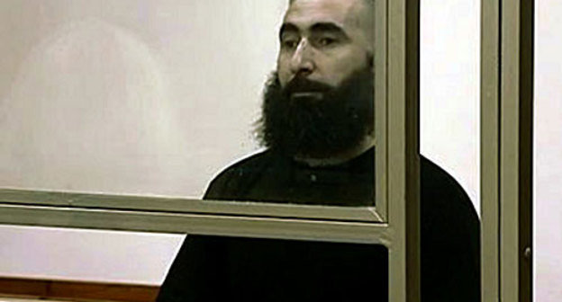 Али Тазиев во время судебного заседания Северо-Кавказского окружного военного суда в Ростове-на-Дону 13 мая 2013 г. Фото: http://fedpress.ru