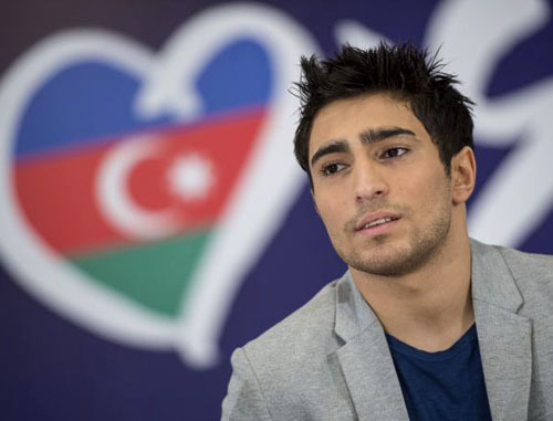 Представитель Азербайджана  на "Евровидении-2013" Фарид Мамедов. Фото http://www.1news.az/