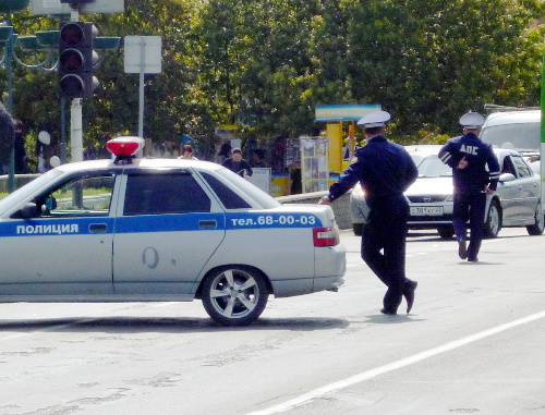 Полиция в Сочи. Фото Светланы Кравченко для "Кавказского узла"