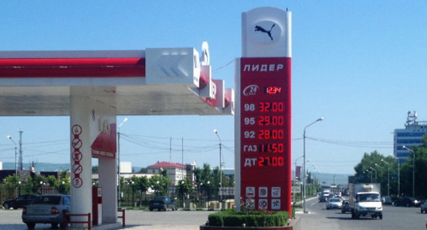 АЗС в Грозном, 23 мая 2013 г. Фото "Кавказского узла"