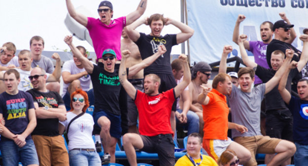 Болельщики во время матча "Ростов" - ЦСКА. Ростов-на-Дону, 26 мая 2013 г. Фото пресс-службы ФК "Ростов", http://www.fc-rostov.ru