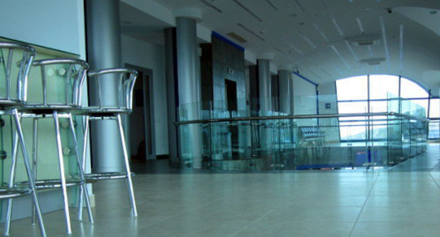 Зал нового терминала Степанакертского аэропорта.  Фото Алвард Григорян для "Кавказского узла"
