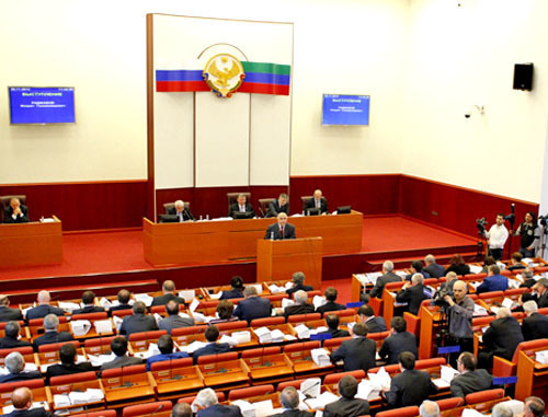 Очередная сессия Народного Собрания Республики Дагестан. Махачкала. Фото http://www.riadagestan.ru/