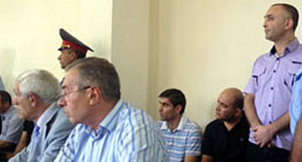 Заседание суда по делу об избиении военных врачей на стоянке у ереванского ресторана "Арснакар". Фото: http://www.epress.am