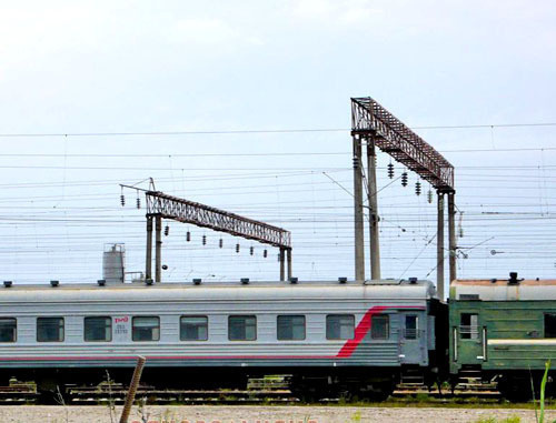 Железная дорога в Махачкале. Фото: Магомед Магомедов (Юсупов), http://www.odnoselchane.ru/