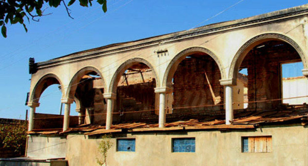 Дом в грузинском селе Эргнети, разрушенный в 2008 г. Фото © PanARMENIAN Photo / 
Gohar Karapetyan