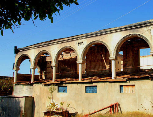 Дом в грузинском селе Эргнети, разрушенный в 2008 г. Фото © PanARMENIAN Photo / 
Gohar Karapetyan