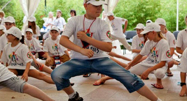 Участники Диаспартакиады-2013 в Сочи, июль 2013 г. Фото www.yuga.ru