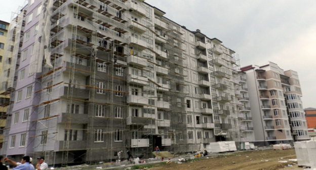 Махачкала, строительство жилья для молодых семей. Июль 2013 г. Фото: riadagestan.ru