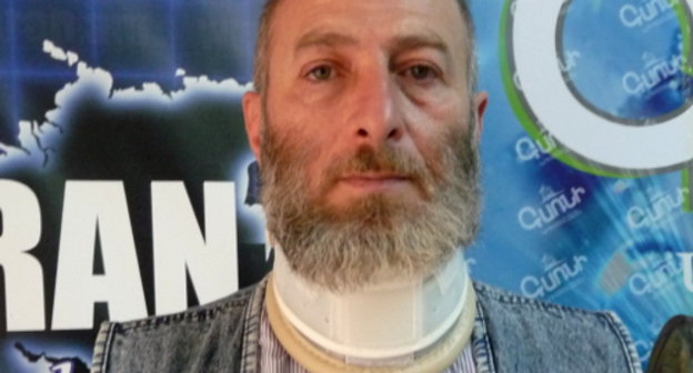 Ветеран конфликта в Нагорном Карабахе Карен Меликбекян на пресс-конференции, посвященной проблемам ветеранов боевых действий, инвалидов и добровольцев. Ереван, 10 июля 2013 г. Фото Армине Мартиросян для "Кавказского узла"