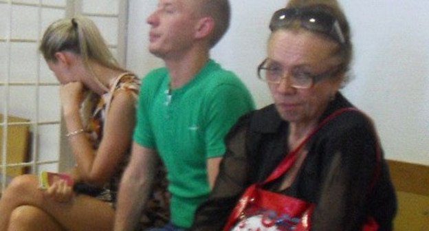 Лидия Русия (справа) в зале суда. Сочи, 25 июля 2013 г. Фото представлено участниками процесса