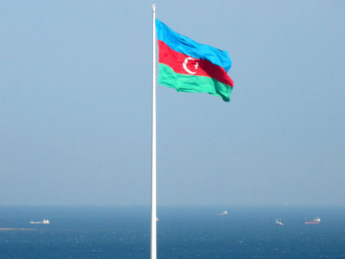 Флаг Азербайджана. Фото: Moonsun1981, http://commons.wikimedia.org/