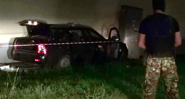 На месте перестрелки в Нальчике 7 августа 2013 г. Фото пресс-службы МВД КБР, http://07.mvd.ru/news/item/1140259