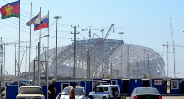 Контрольно-пропускной пункт олимпийского парка. Сочи, 27 июня 2013 г. Фото Светланы Кравченко для "Кавказского узла"
