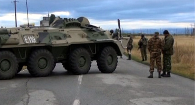 КТО в Урванском районе КБР. 5 сентября 2013 г. Фото предоставлено Оперативным штабом в КБР