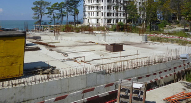 Санаторий "Кавказская Ривьера". Сочи, 3 сентября 2013 г. Фото Светланы Кравченко для "Кавказского узла"