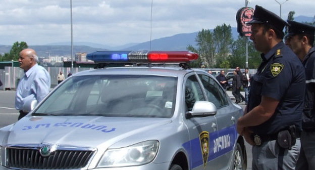 Тбилиси, полицейский патруль. Май 2013 г. Фото Эдиты Бадасян для "Кавказского узла"