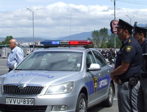 Тбилиси, полицейский патруль. Май 2013 г. Фото Эдиты Бадасян для "Кавказского узла"