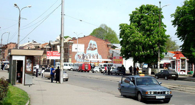 Привокзальная площадь во Владикавказе. Фото: Акутагава, http://commons.wikimedia.org/