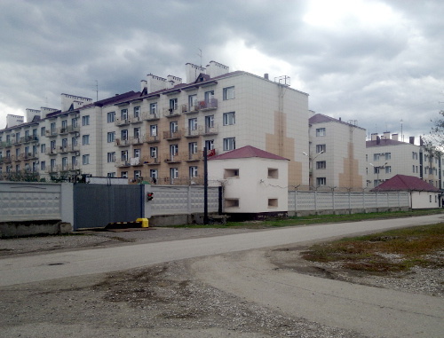 Место, где располагалось прежнее здание цирка в Грозном, построенное в 1976 году. 26 сентября 2013 г. Фото "Кавказского узла"