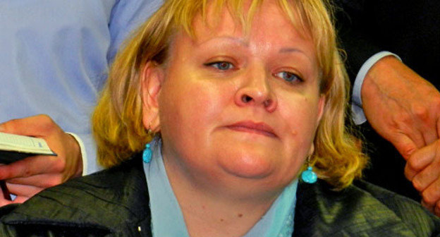 Участница голодовки Надежда Киреева. Фото Татьяны Филимоновой для "Кавказского узла"