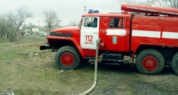 Пожарная машина. Фото пресс-службы ГУ МЧС РО, http://www.61.mchs.gov.ru