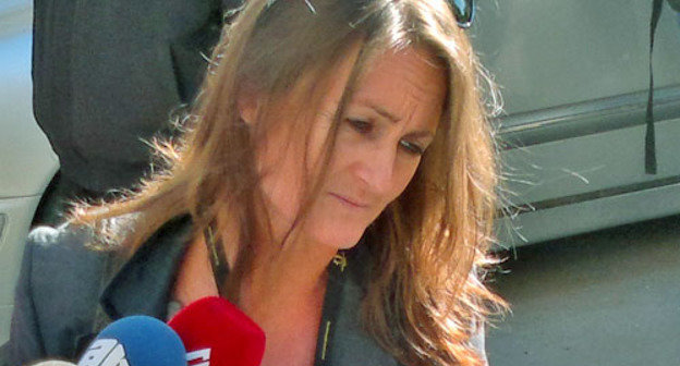 Исполнительный директор Фонда Домов прав человека Мария Дале. Баку, 9 октября 2013 г. Фото Григория Шведова для "Кавказского узла"