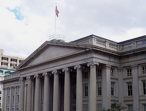 Здание министерства финансов США. Фото:и Joebengo, http://commons.wikimedia.org/