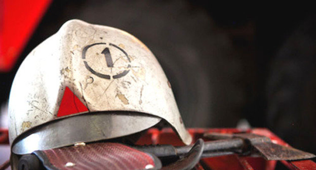 Каска пожарного. Фото: Федор Обмайкин / Югополис