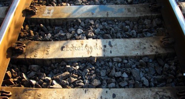 Фрагмент железнодорожного полотна Georgian Railway. Октябрь 2013 г. Фото Юлии Кашеты для "Кавказского узла" 