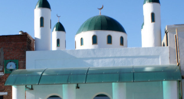 Мечеть в мужской исправительной колонии строгого режима на хуторе Новый Сад Тахтамукайского района Адыгеи. Фото предоставлено пресс-службой УФСИН России по Республике Адыгея