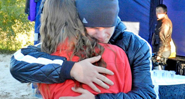 Во время похорон погибших в результате теракта. Волгоград, 24 октября 2013 г. Фото Татьяны Филимоновой для "Кавказского узла"