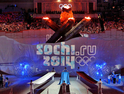 Репетиция церемонии открытия олимпийских игр в Сочи. Фото http://sochi2013.com/