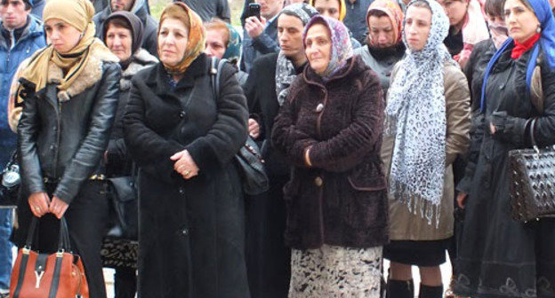 Митинг в поддержку адвоката Мурада Мусаева. Махачкала, 29 ноября 2013 г. Фото Патимат Махмудовой для "Кавказского узла"