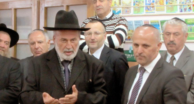 Представители Конгресса грузинских евреев Израиля в актовом зале еврейской школы при синагоге. Тбилиси, 27 ноября 2013 г. Фото Марины Букия для "Кавказского узла" 