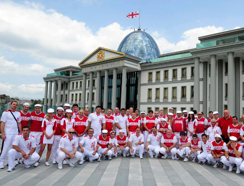 Олимпийская сборная Грузии. Тбилиси, 2012 г. Фото: http://msy.gov.ge